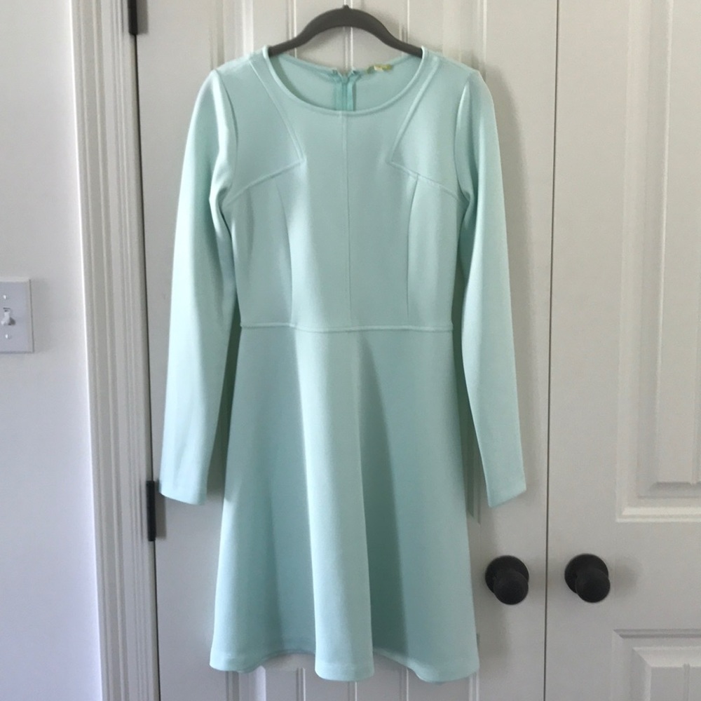Giani Bini Long Sleeve Aqua Dress